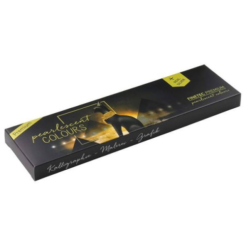 FINETEC - Pearlescent Watercolour - Antique Tones - Metal Tin of 6 Colours