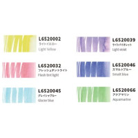 LYRA - Aqua Brush Duo - Watercolor Brush Pens - 6 Colors - Pastel