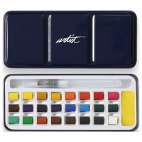 ROYMART - Set Aquarelle - Artist - Boîte Étain - 24 Couleurs