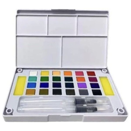 ROYMART - Watercolour Set - Artist - Pocketbox - 24 Colours