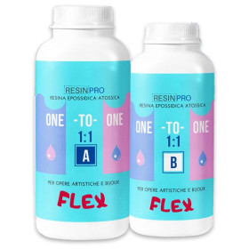 RESIN-PRO - One-to-One Flex - Résine Époxy 1:1 Flexible - 500g