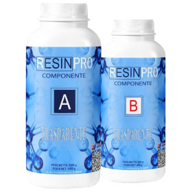 RESIN-PRO - Trasparente - Résine Époxy Transparente Effet Eau - 1.6kg