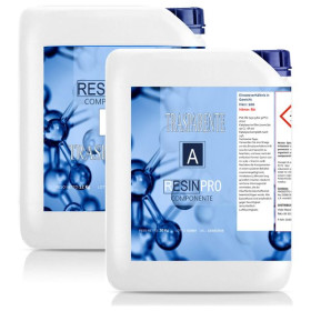 RESIN-PRO - Trasparente - Résine Époxy Transparente Effet Eau - 8kg
