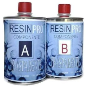 RESIN-PRO - Trasparente - Transparent Water-Effect Epoxy Resin - 800g