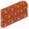 RESIN-PRO - Silicone Mold - 15 Cabochons - Demi-Sphères - 40mm