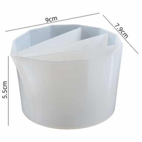 RESIN-PRO - Récipient Silicone - Gobelet Doseur 5 Compartiments