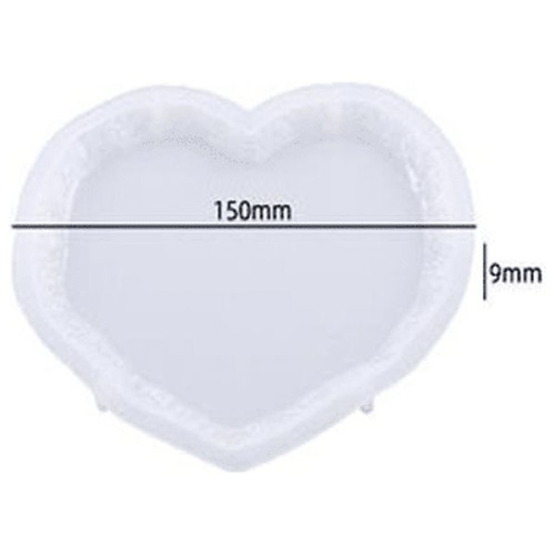 RESIN-PRO - Silicone Mold - Coeur - 15CM
