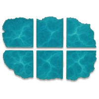 RESIN-PRO - Silicone Mold - 6 Dessous de Verre