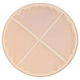 RESIN-PRO - Silicone Mold - 4 Géodes - Dessous de Verres