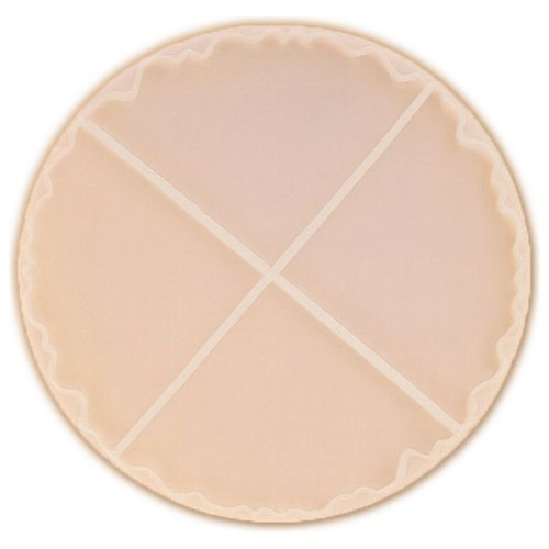 RESIN-PRO - Silicone Mold - 4 Géodes - Dessous de Verres
