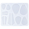 JESMONITE - Moule en Silicone - Boucles d'Oreilles Larme - 15x12x0,5cm