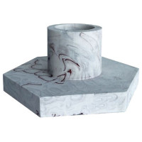 JESMONITE - Silicone Mould - Candle Holder - 10x5x8,2cm