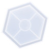 JESMONITE - Silicone Mould - Hexagonal Coaster - 11,5x10cm