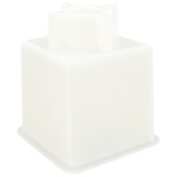 JESMONITE - Moule en Silicone - Mini Vase Carré - 6,8x8cm