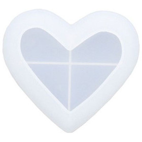 JESMONITE - Silicone Mould - Heart Dish - 11,5x12,5cm