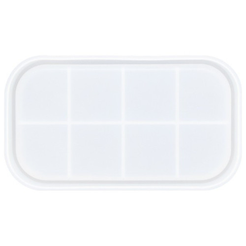 JESMONITE - Silicone Mould - Rounded Rectangular Tray - 26,4x15,1x2,2cm