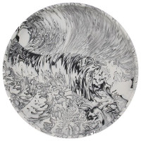 JESMONITE - Moule en Silicone - Plateau Rond - Ø26,5x2,4cm