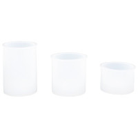 JESMONITE - Silicone Mould - Cylinder Candle Holders (3 pcs) - Ø5,6cm