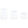 JESMONITE - Silicone Mould - Cylinder Candle Holders (3 pcs) - Ø5,6cm