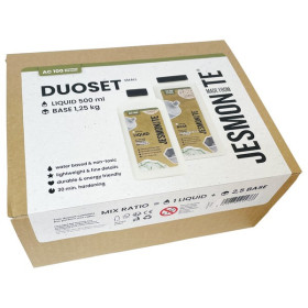 JESMONITE - AC100 Kit - 500ml Liquide + 1,25kg Base - 1,75kg