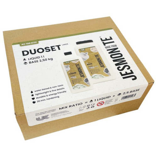 JESMONITE - AC100 Kit - 1L Liquid + 2.5kg Base - 3.5kg