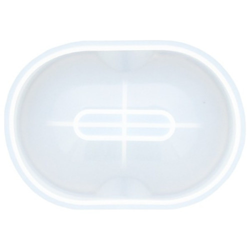 JESMONITE - Silicone Mould - Oval Soap Dish - 12x8,5x2cm