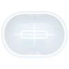 JESMONITE - Moule en Silicone - Porte-savon Ovale - 12x8,5x2cm
