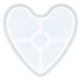 JESMONITE - Silicone Mould - Heart Bowl - 11,5x10x1,6cm