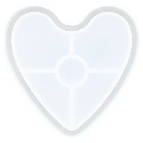 JESMONITE - Silicone Mould - Heart Bowl - 11,5x10x1,6cm