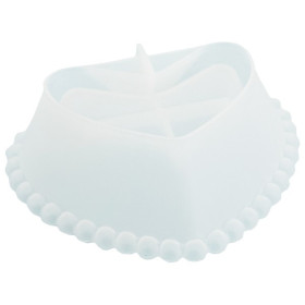 RESLIN - Moule en Silicone - Cœur-shaped Bol - 16,6x14,1x5,7cm