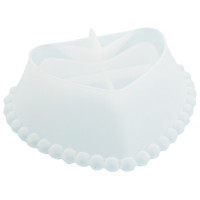RESLIN - Moule en Silicone - Cœur-shaped Bol - 16,6x14,1x5,7cm