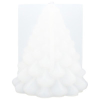 JESMONITE - Moule en Silicone - Wide Sapin De Noël - 8,4x8,4x9,2cm
