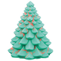 JESMONITE - Moule en Silicone - Wide Sapin De Noël - 8,4x8,4x9,2cm
