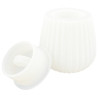 JESMONITE - Silicone Mould - Pinstripe Pot with Lid - 9,8x9,8x8,3cm