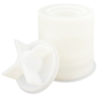 JESMONITE - Moule en Silicone - Donut Cup Avec Couvercle - 9x9x8,2cm