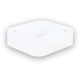 JESMONITE - Silicone Mould - Square Base Pot / Vase - 8,8x8,8x3,5cm