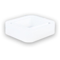 JESMONITE - Silicone Mould - Square Base Pot / Vase - 8,8x8,8x3,5cm