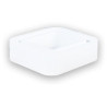 JESMONITE - Silicone Mould - Square Base Pot / Vase - 8,8x8,8x3,5cm