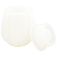 JESMONITE - Silicone Mould - Thick Striped Pot with Lid - 9,8x9,8x8,3cm