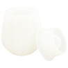 JESMONITE - Silicone Mould - Thick Striped Pot with Lid - 9,8x9,8x8,3cm