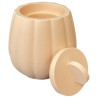 JESMONITE - Silicone Mould - Thick Striped Pot with Lid - 9,8x9,8x8,3cm