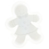 JESMONITE - Moule en Silicone - Gingerbread Girl - 12x10x3cm
