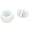 JESMONITE - Moule en Silicone - Champignon Pot - 8,5x8,5x5,5cm