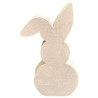 JESMONITE - Silicone Mould - Rabbit Front View - 13x7,5x3,1cm