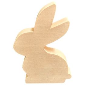 JESMONITE - Silicone Mould - Hare Side View - 12x8,6x3,1cm