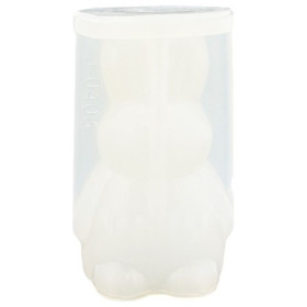 JESMONITE - Moule en Silicone - Petit Lapin - 9,2x5,2x4,5cm