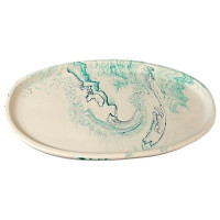 JESMONITE - Moule en Silicone - Irrégulier Coupelle Ovale L - 23,7x13,3x2cm