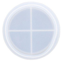 JESMONITE - Moule en Silicone - Bol Rond - 12,5x12,5x1,8cm