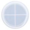 JESMONITE - Moule en Silicone - Bol Rond - 12,5x12,5x1,8cm