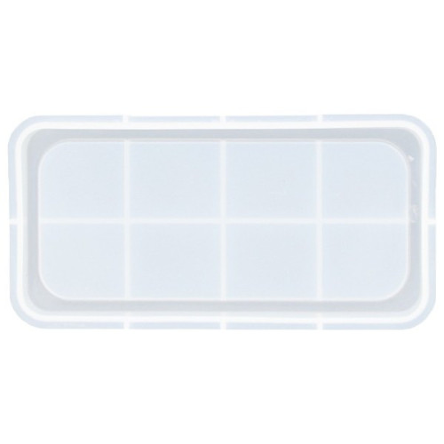 JESMONITE - Moule en Silicone - Plateau Rectangulaire - 18,2x9,3x1,2cm